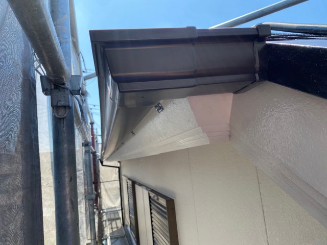 小野市で交換された雨樋